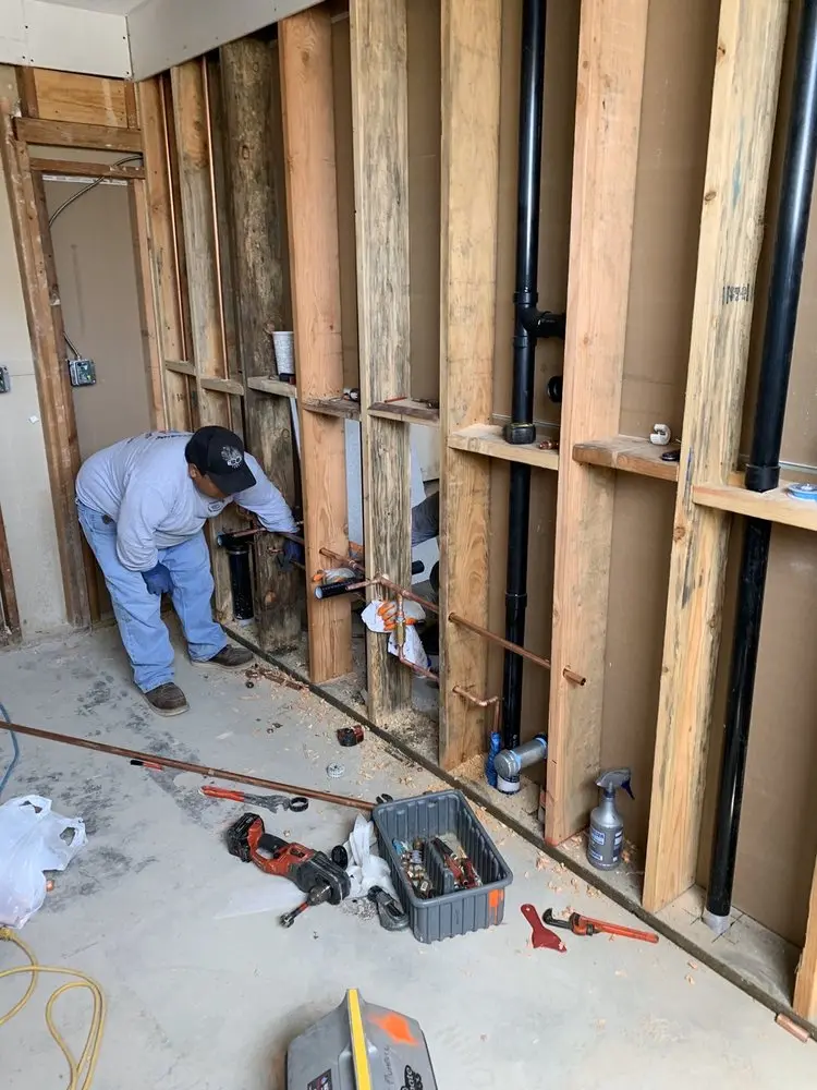 Commercial rough-in plumbing for Gas Line Repair in Cheltenham Village